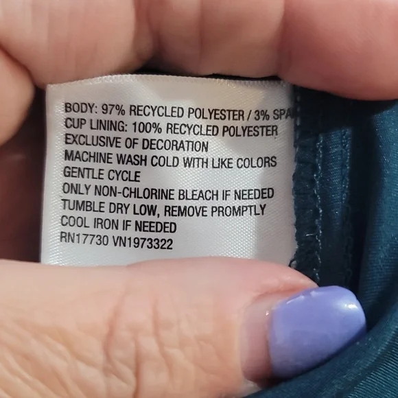 WILD FABLE turquoise satin white lace trim maxi slip dress y2k medium - Picture 8 of 8